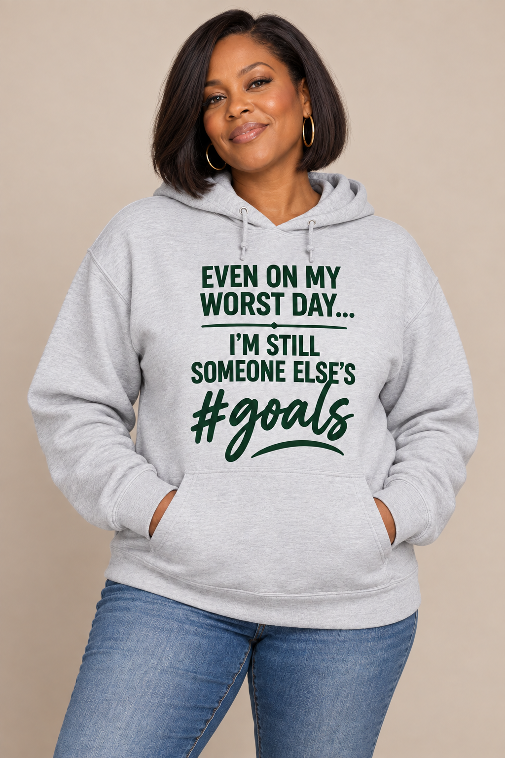 Someone Else's Goals Hoodie - Heather Grey