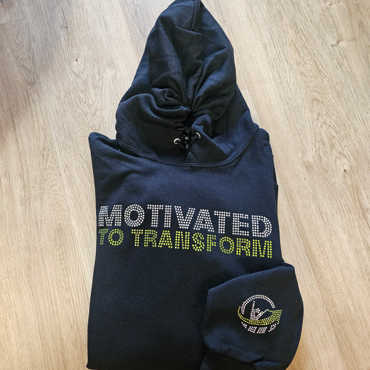 Motivated to Transform (bling) Hoodie
