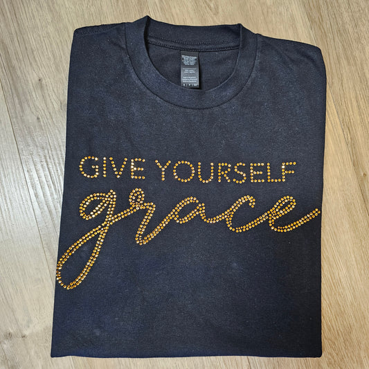 Give Yourself Grace (bling) - T-Shirt