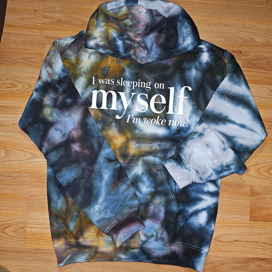 I'm Woke Now Tie Dye Hoodie
