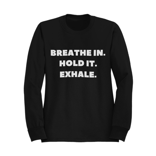 BREATHE - Sweatshirt (BLACK/WHITE)
