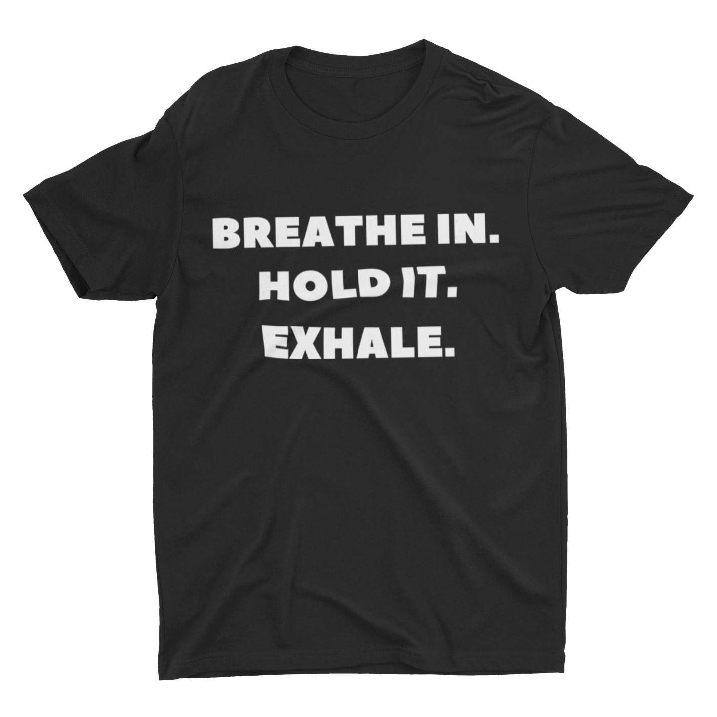 BREATHE - T-Shirt (BLACK/WHITE)