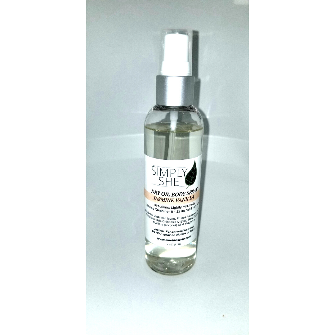 Dry Oil Body Spray - Jasmine Vanilla