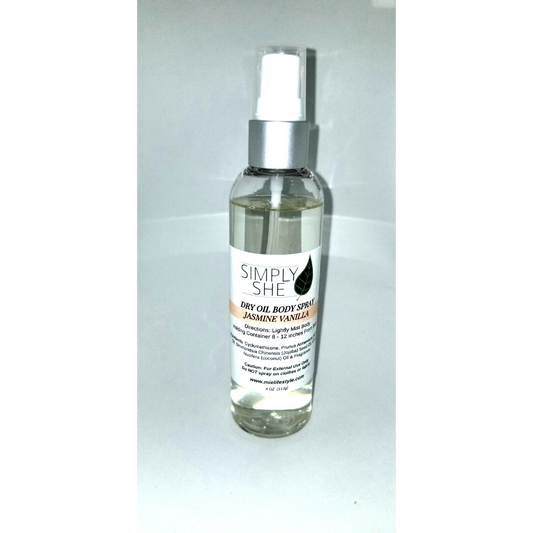 Dry Oil Body Spray - Jasmine Vanilla